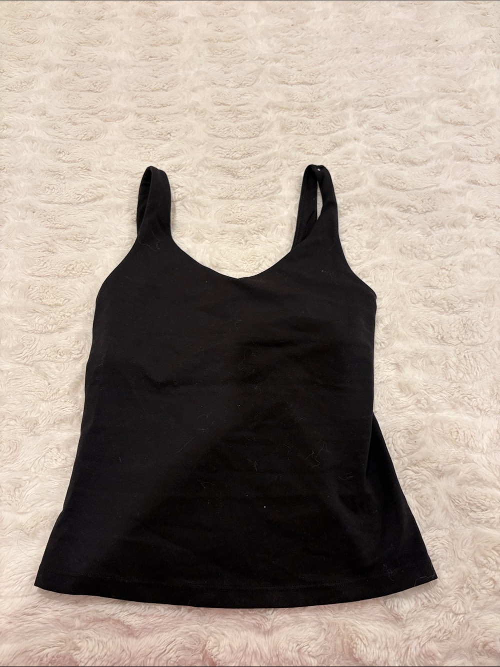 aerie Black Scoop Neck Tank Top